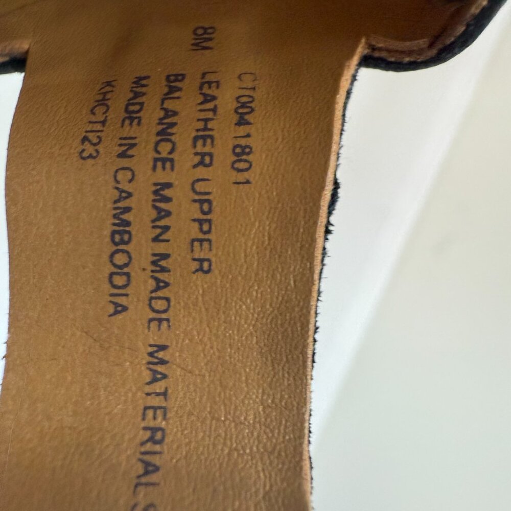 Comfortiva Persa Pillowtop Fisherman Sandals - BLACK - Picture 5 of 6